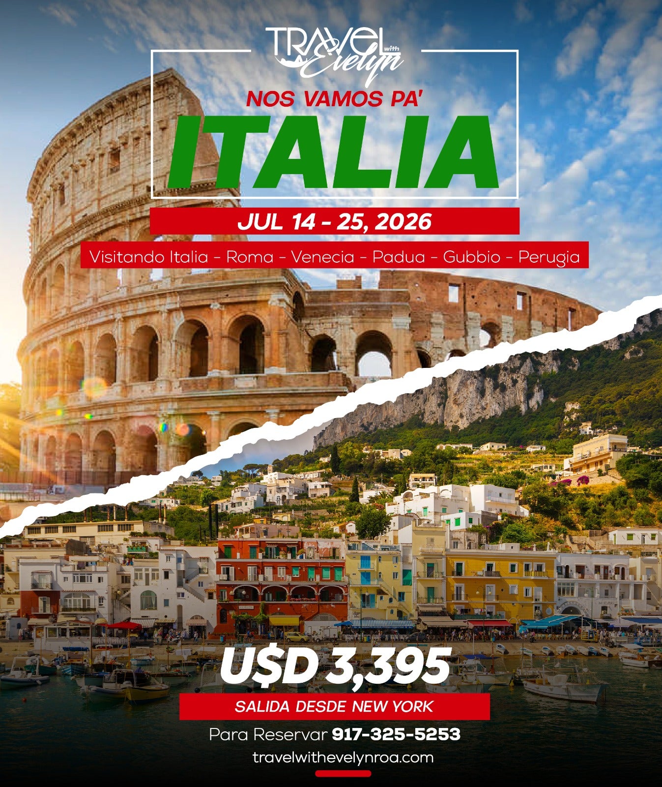 ITALIA, JUL 14 - 25, 2026.
