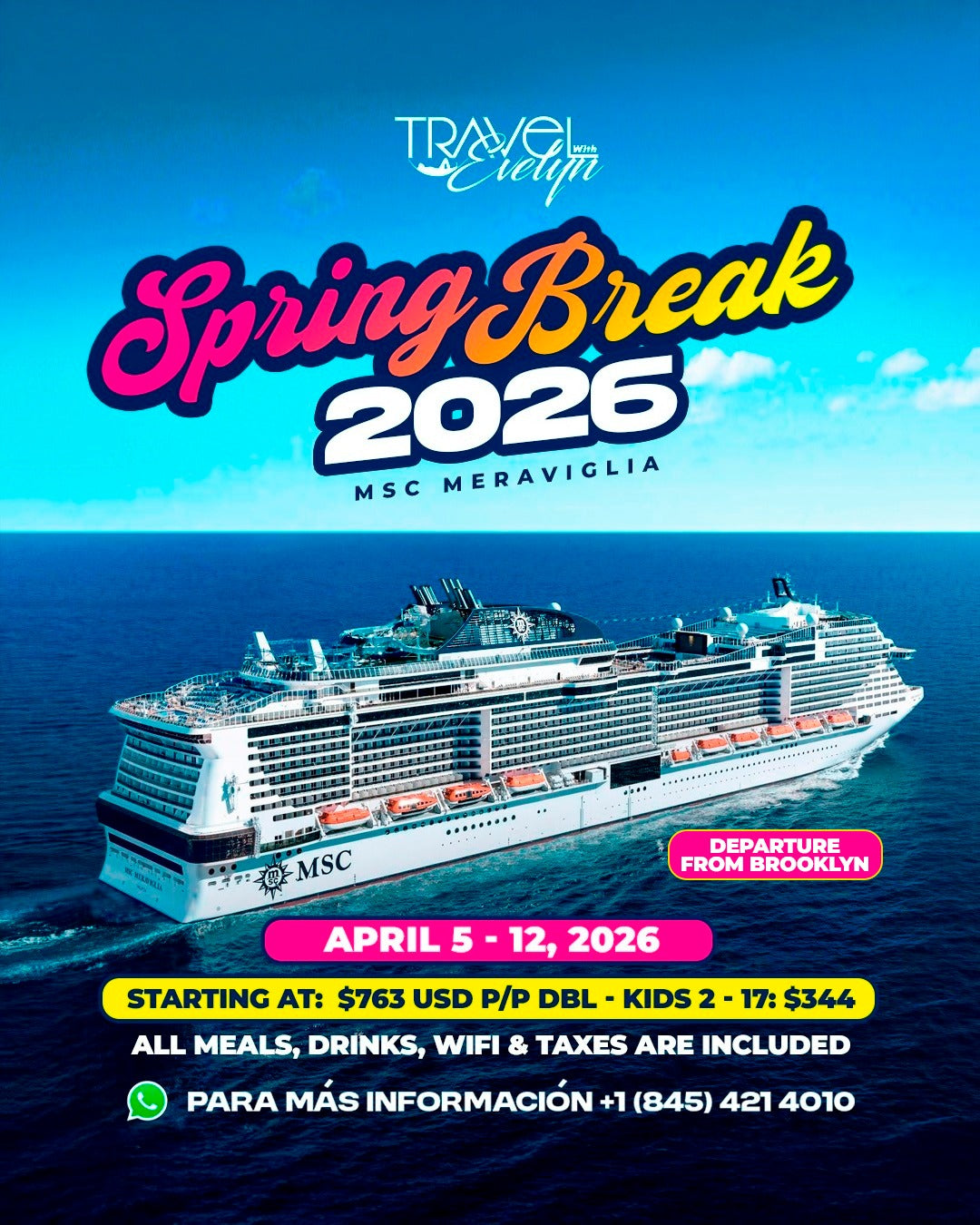 SPRING BREAK, APR 05 - 12, 2026