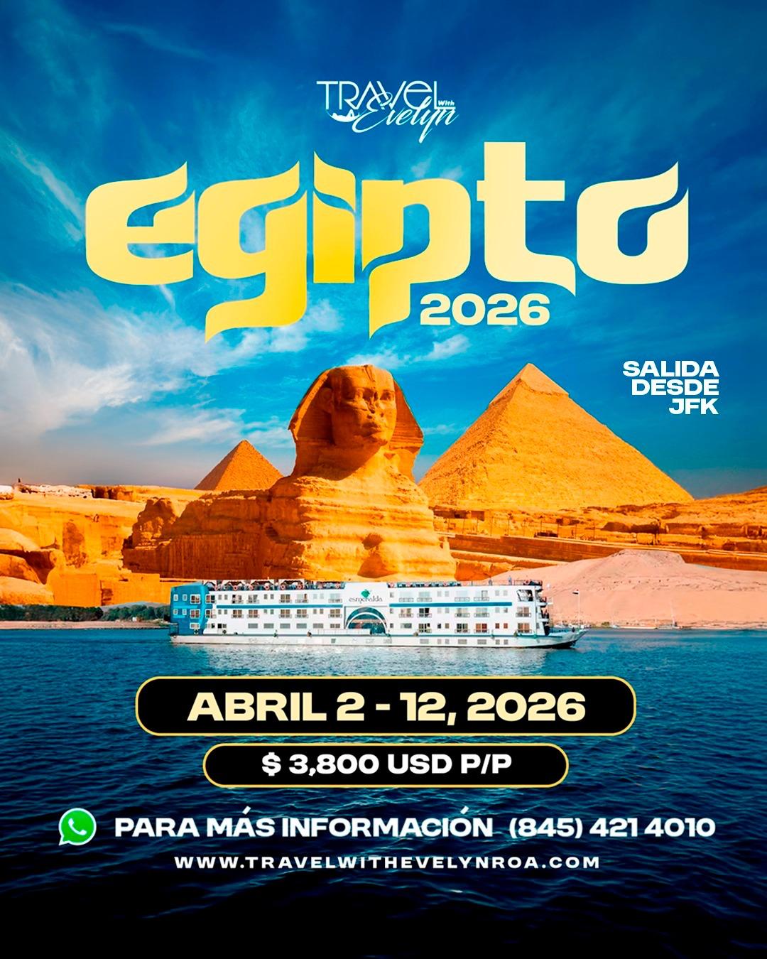 EGIPTO, APR 02 - 12, 2026.