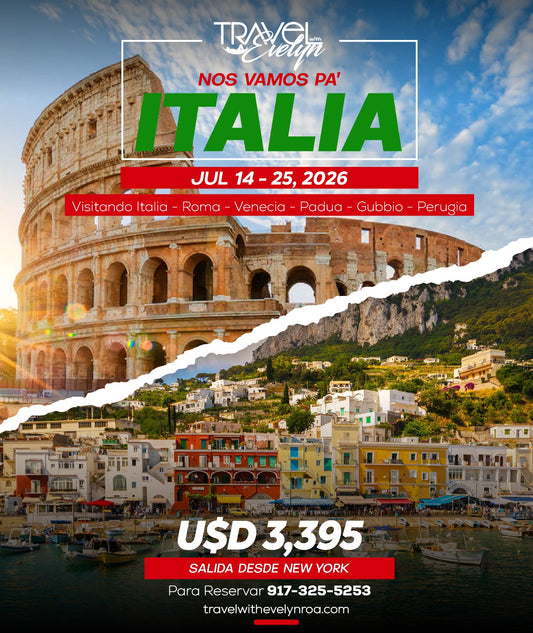 ITALIA, JUL 14 - 25, 2026.
