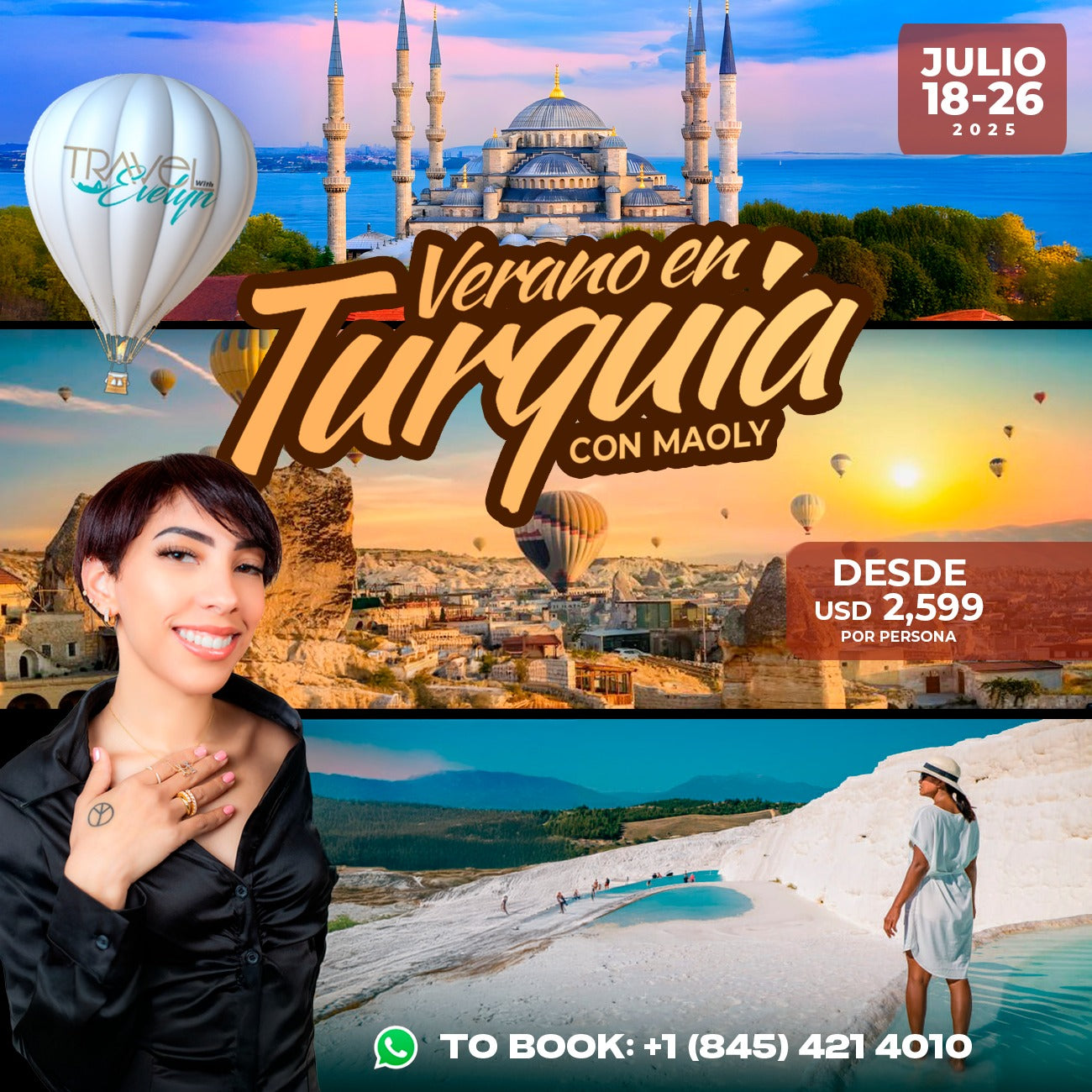 VERANO EN TURQUÍA CON MAOLY JUL 18 - 26, 2025